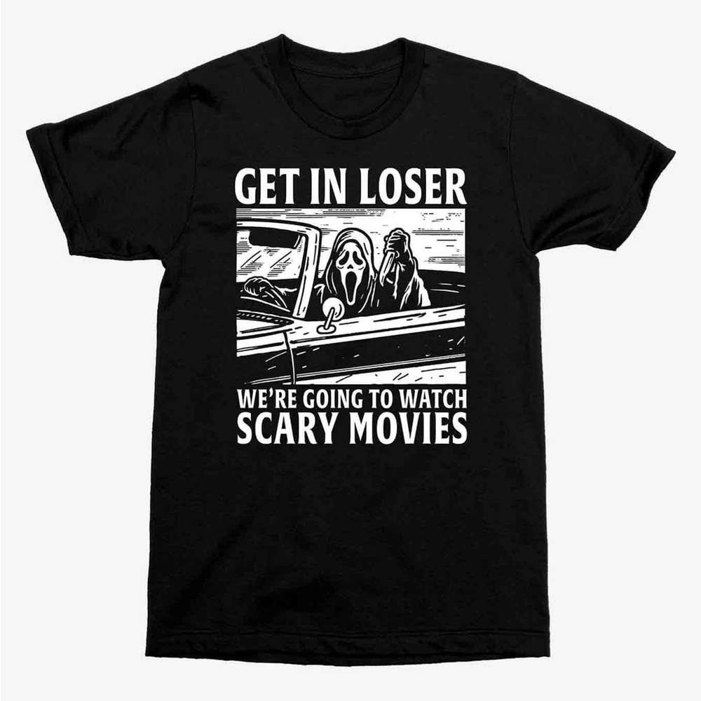 Ghost Face We’re Going to Watch Scary Movies Graphic Tee